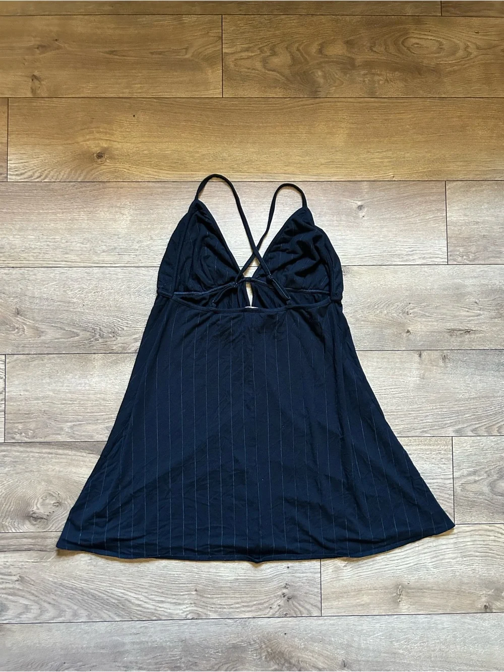 Savage X Fenty Black V-Neck Slip Dress